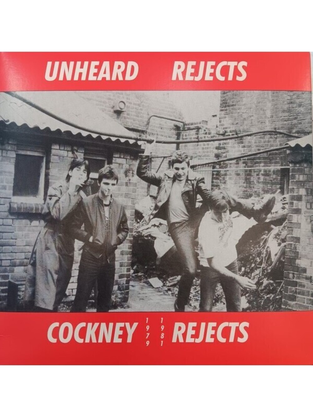 COCKNEY REJECTS - UNHEARD REJECTS RECORD CLEAR VINYL GATEFOLD LP oi! punk